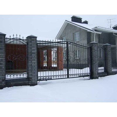 Кованые ворота распашные исп. №39